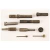 Image 1 : Smith & Wesson style reloading set for .38 caliber  Smith & Wesson, 5 pieces and 2 brass powder  dip