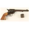 Image 3 : Western Ranger SA revolver, .22 L.R. caliber, 6 ½”  barrel, wood grips, blue finish, S/N RR12984.  T