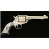 Image 6 : Ruger Vaquero SA revolver, .45 cal., 5 ½” barrel,  plastic grips, nickel finish, S/N 55-39069. This 