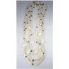 Image 1 : Elegant ladies multi stranded freshwater pearls  with smoky topaz beads and mother of pearl leaf  de