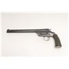 Image 2 : Smith & Wesson Model 1901 Target single shot  pistol, .22 caliber, 10” barrel, S/N 25556, blued  fin