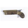 Image 2 : Percussion Pistol With Folding Knife, .31 caliber,  3.5" brass barrel with 3" folding knife blade,  