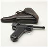 Image 1 : Desirable Mauser (byf) P-08 “Black Widow”  semi-automatic pistol, 9mm caliber, 4” barrel, S/N  1017a
