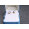 Image 2 : One pair of diamond studs in 14k yellow gold.  Two  diamonds weigh approx 1.5ct and are color H  cla