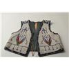 Image 2 : Fully beaded Plains Indian vest with trade cloth  interior; early 20th Century, in overall good  con