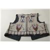 Image 3 : Fully beaded Plains Indian vest with trade cloth  interior; early 20th Century, in overall good  con