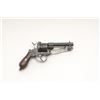 Image 1 : Belgian pinfire DA revolver with folding blade  marked “DELHAXE SYSTEME”, 9mm caliber, 4.25”  barrel