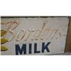 Image 4 : Massive painted metal sign advertising Borden’s  Milk with “Elsie” the cow mascot; approximately  29