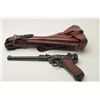 Image 2 : DWM Artillery Luger semi-automatic pistol, dated  1917 with wooden shoulder stock and 1915 dated  le