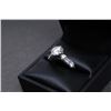Image 2 : One ladies diamond engagement ring in 14k white  gold.center weighing 1.55ct color H clarity I-1  pl