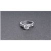Image 3 : One ladies diamond engagement ring in 14k white  gold.center weighing 1.55ct color H clarity I-1  pl