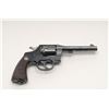 Image 1 : Colt New Service Double Action Revolver, .45 Colt,  5 1/2” barrel, blue finish, checkered wood grips