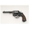 Image 2 : Colt 1909 U.S.M.C. Double Action Revolver, .45  Long Colt, 5 ½” barrel, blue finish, wood grips,  re