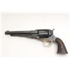 Image 2 : Remington percussion Navy revolver, .36 caliber,  6.5” octagon barrel, no visible S/N, overall fair 