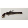 Image 2 : British Flintlock Pistol by A.W. Spies, .58  caliber, 7.75" brass barrel. The barrel features a  cro