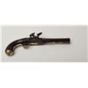 Image 8 : British Flintlock Pistol by A.W. Spies, .58  caliber, 7.75" brass barrel. The barrel features a  cro