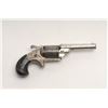 Image 1 : Moore’s Patent spur trigger revolver, .30 caliber,  3.25” barrel, engraved brass frame, S/N 15858, i