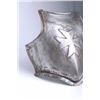 Image 2 : 17th to 19th century parade weight breast plate  with armorer’s mark and raised decoration of  knigh