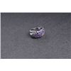 Image 3 : One contemporary design ring in 18k white gold set  with amethyst and diamonds Est:$500-600