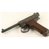 Image 5 : Japanese Nambu semi-automatic pistol, 8mm caliber,  4.5” barrel, S/N 69675 (mismatched magazine),  b