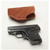 Image 1 : FN pocket semi-automatic pistol, 6.5mm caliber, 2”  barrel, blued finish, checkered plastic grips,  