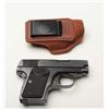 Image 2 : FN pocket semi-automatic pistol, 6.5mm caliber, 2”  barrel, blued finish, checkered plastic grips,  