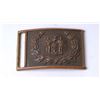 Image 1 : Pre-Civil War New York Militia belt buckle in  brass with great patina. 1840s-50s and marked  “27”. 