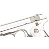 Image 3 : **Colt Model 1903 semi-automatic pistol, .32  caliber, 3.75” barrel, S/N 481935, nickel finish,  thi