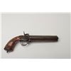 Image 2 : Revolving Four Barrel Percussion Pistol, .38  caliber, four 6 3/8" barrels numbered 1-4. The  barrel