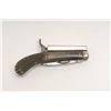 Image 1 : English pistol/knife by James Rodgers & Co.,  Sheffield, 7mm caliber, 3.5” barrel, folding  trigger,