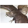 Image 2 : Larger-than-life size bronze eagle; approximately  75” in height and 65” wide; spectacular detail an