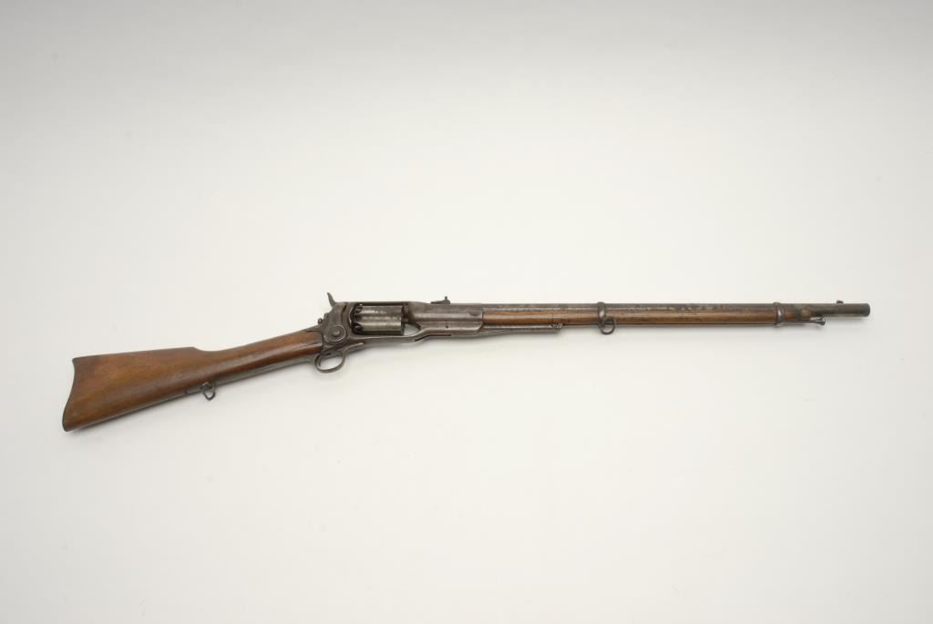 Colt Model 1855 Root rifle in .56 caliber, S/N 902; barrel shortened to ...