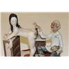 Image 2 : Capi Di Monte hi quality signed porcelain figure  of a doctor giving a lady a shot in her rear end. 