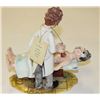 Image 2 : Bellini Florence signed handmade porcelain figures  of comical doctor with patient. Measures 8 ½” in