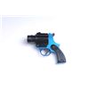 Image 1 : French Model 62 M.A.B. flare pistol with aluminum  frame in neon blue finish. In fine to excellent  