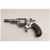 Image 2 : Jewel No. 1 Spur Trigger revolver, .22 Rimfire  caliber, 2 ¼” barrel, nickel finish, wood grips,  S/