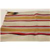 Image 3 : Southwest or Mexican Saddle Blanket with striped  design, 32" x 30", handwoven. Est:$150-300