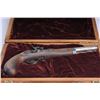 Image 4 : Conn. Valley Arms .50 caliber Hawken pistol.  Artificially aged and cased in fancy velvet lined  box
