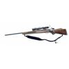 Image 2 : Sako bolt action rifle, .375 Mag. caliber, 25”  round barrel, S/N 540678, blued finish, checkered  w