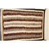 Image 1 : Saddle Blanket of Indian origin, handwoven, 38" x  35" probably Navajo. Est:$150-300