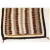 Image 3 : Saddle Blanket of Indian origin, handwoven, 38" x  35" probably Navajo. Est:$150-300