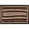 Image 4 : Saddle Blanket of Indian origin, handwoven, 38" x  35" probably Navajo. Est:$150-300