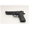 Image 2 : Beretta Model 92 FS DA semi-automatic pistol, 9mm  caliber, 4.75” barrel, S/N BER077235Z, blued  fin