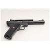 Image 1 : Ruger Mark III Target semi-automatic pistol, .22LR  caliber, 5.5” heavy barrel, Ruger scope mount on