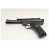 Image 2 : Ruger Mark III Target semi-automatic pistol, .22LR  caliber, 5.5” heavy barrel, Ruger scope mount on