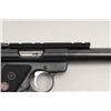 Image 3 : Ruger Mark III Target semi-automatic pistol, .22LR  caliber, 5.5” heavy barrel, Ruger scope mount on