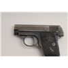 Image 3 : Colt Model 1908 semi-automatic pocket pistol, .25  caliber, 2” barrel, S/N 221824, blued finish,  ch