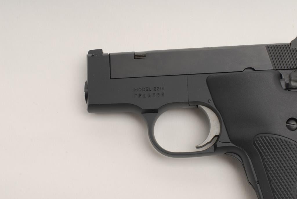 Model 2214 Smith & Wesson Model 2214 Semi-auto pistol, .22 L.R., 3” barrel, black ...
