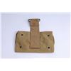 Image 3 : WW I era U.S. military woven pouch with hanger;  approximately 5” x 8”. Marked “OMO 1917” on back  o