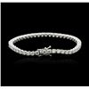 Image 2 : 18KT White Gold 9.44ctw Diamond Tennis Bracelet